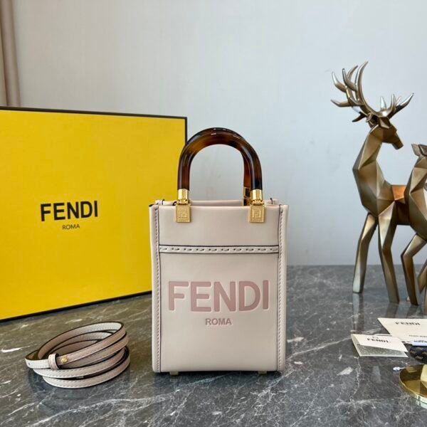 FD Sunshine Shopper Mini Nude Pink - Bag