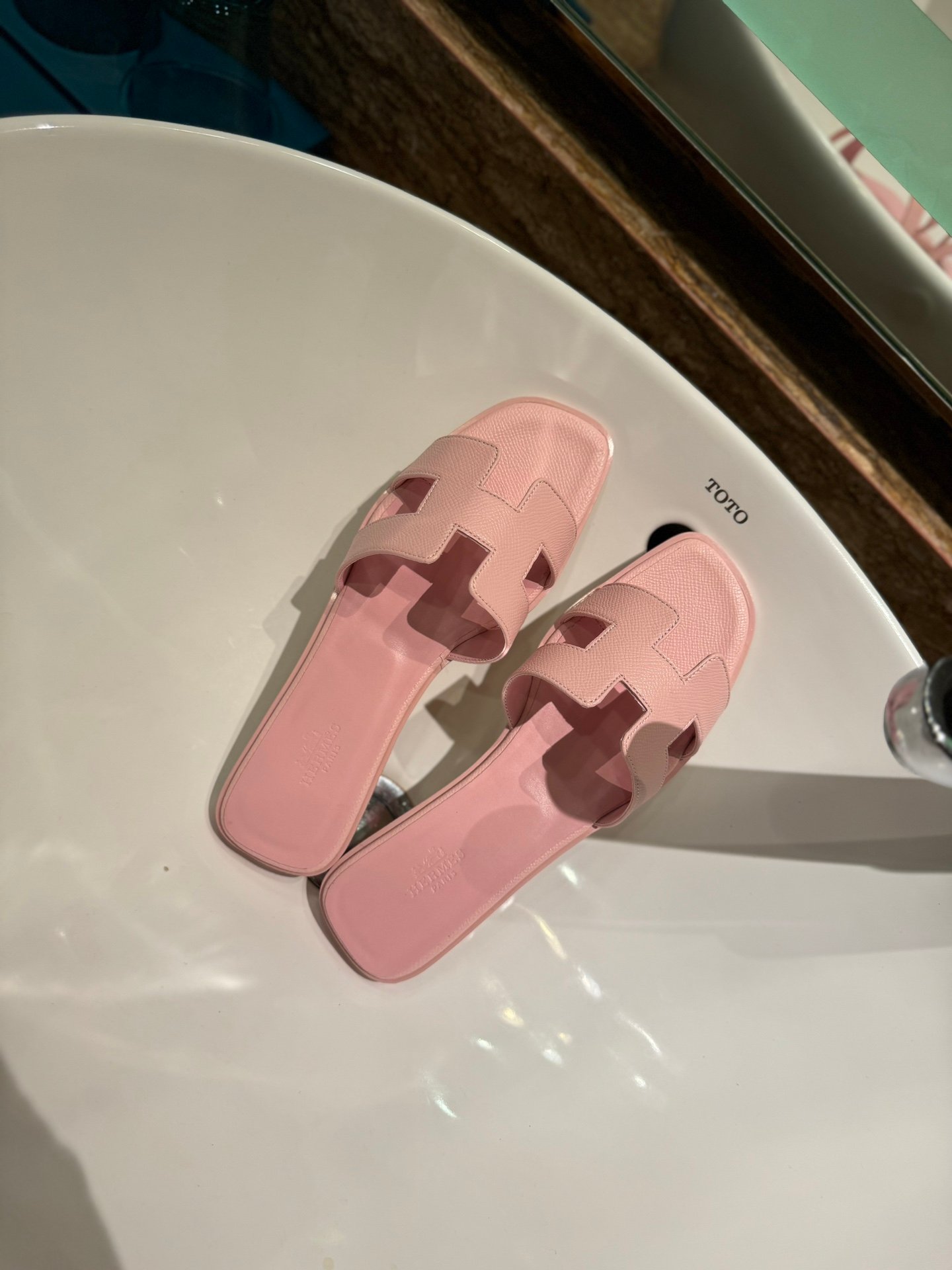HM Oran Sandals Pink Leather - Sandals - Image 6