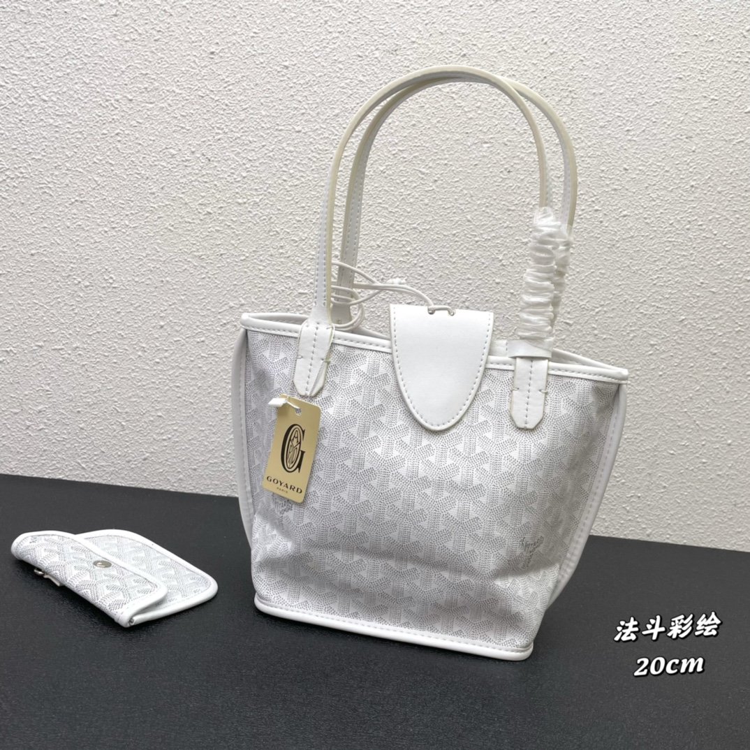 GYD Anjou 20cm White Monogram - Bag - Image 2