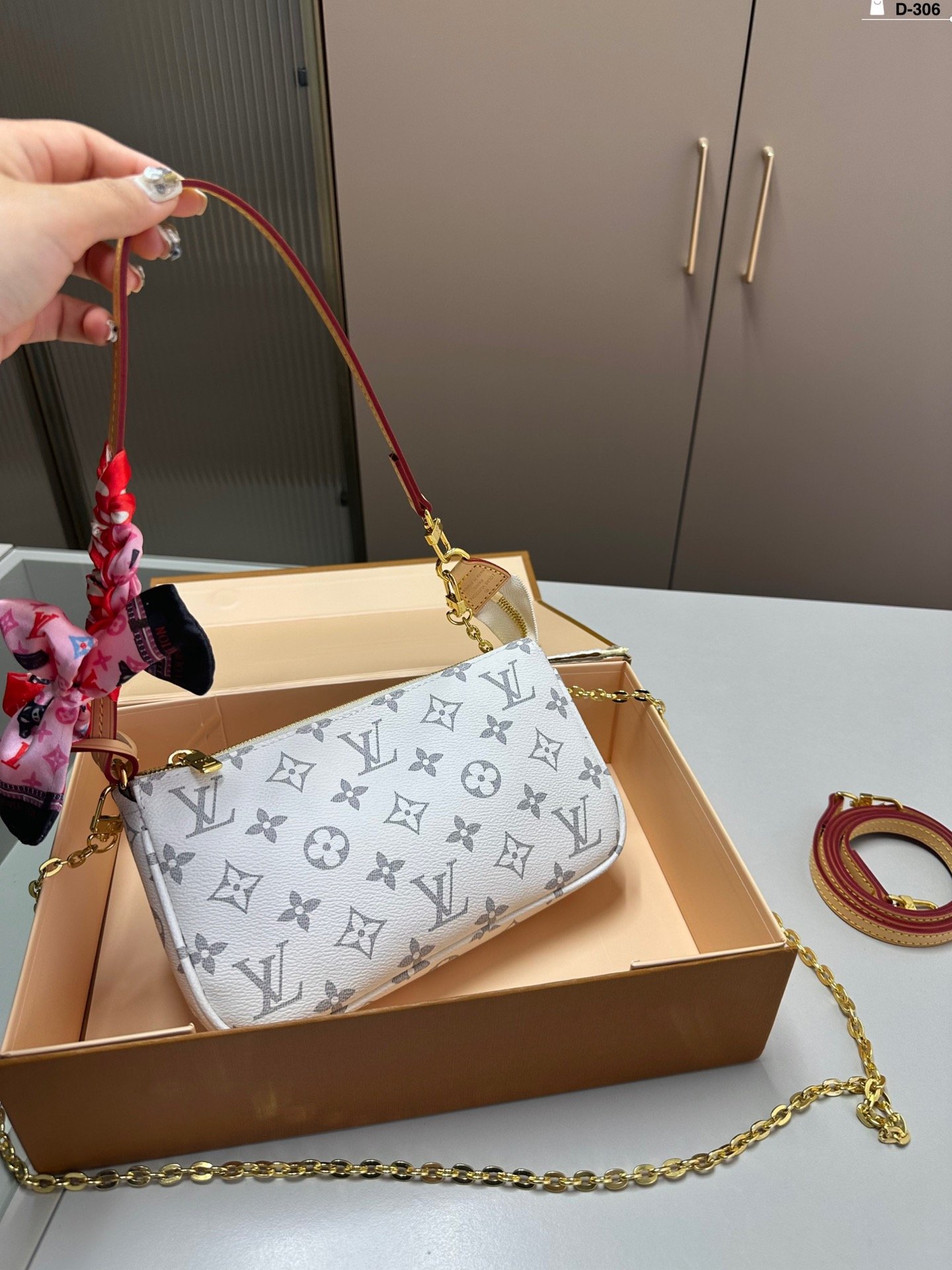 LV Multi Pochette Accessoires Monogram/Damier Azur - Bag - Image 3