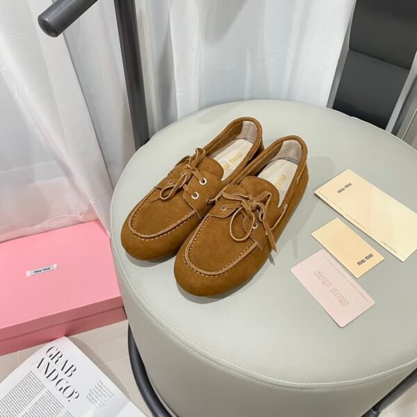 MIU Suede Loafers - Shoes