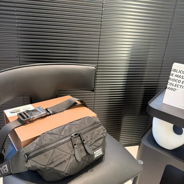 BBR Quilted Lola Black Nylon - Bag