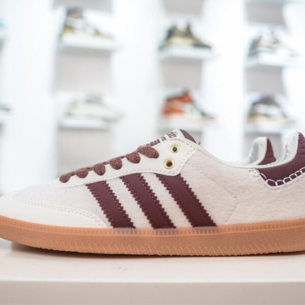 AD Samba OG White/Burgundy - Sneakers