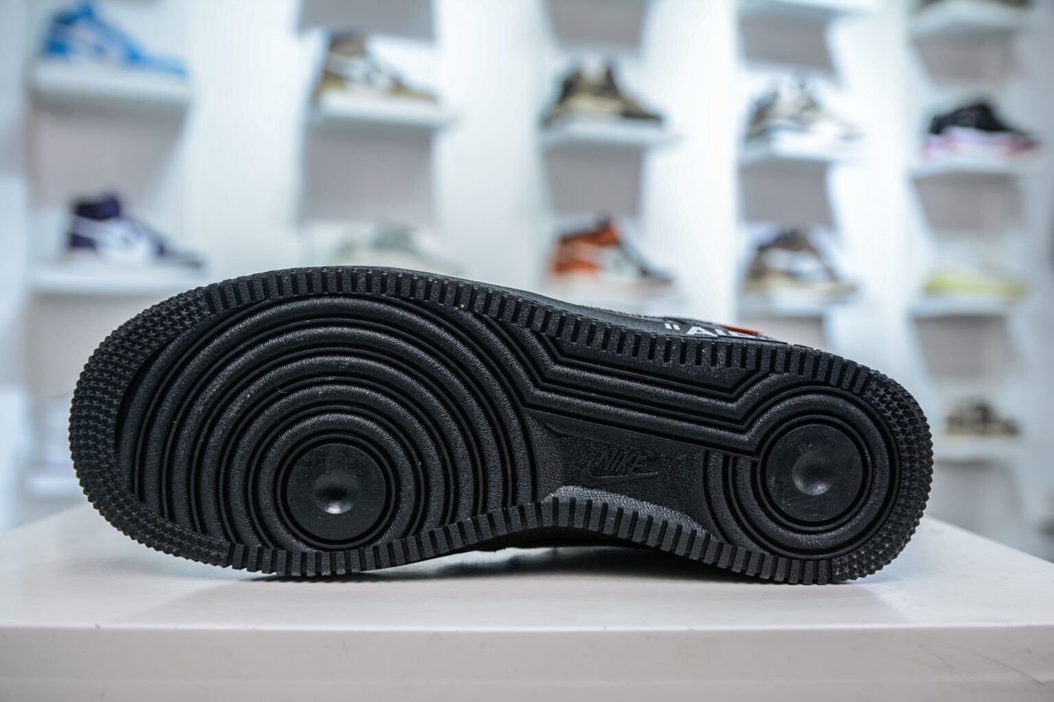 OW Air Force 1 Low – Sneakers – Black — 5