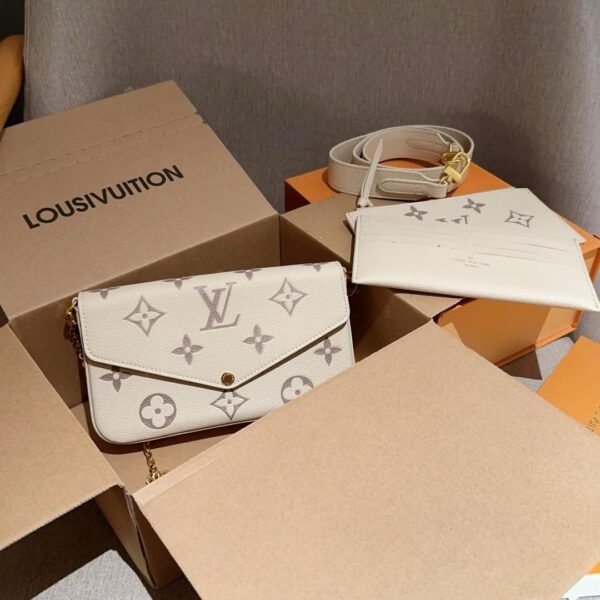 LV Felicie Pochette Monogram Empreinte Cream - Bag