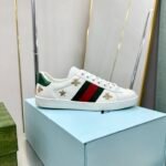 GG Ace Embroidered – Sneaker – Bianco