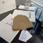 MCL Ribbed Beanie Beige Wool – Hat