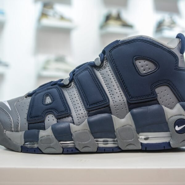 NK Air More Uptempo Navy/Grey - Sneakers