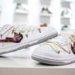 NK Dunk Low OW Lot 1 – Sneaker – Rosso