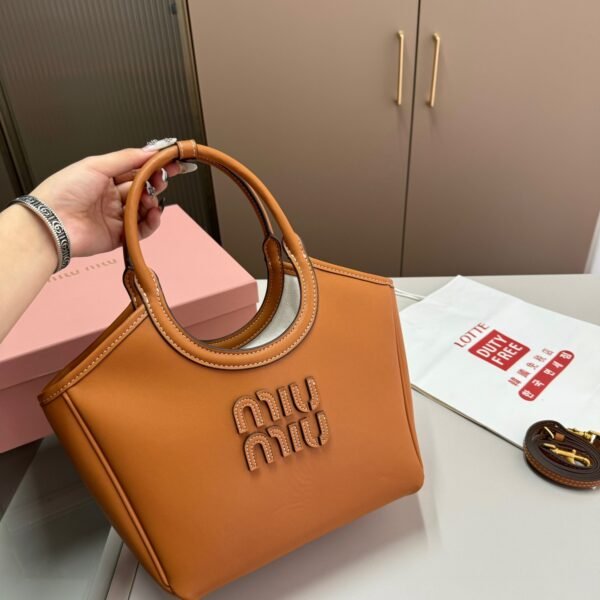 MIU Matelassé Leather Top Handle - Bag