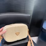 PR Raffia Camera Bag Beige Raffia – Bag