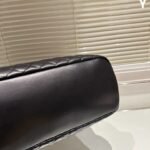 YSL Large Quilted Leather Duffle Black Leather – Borsa