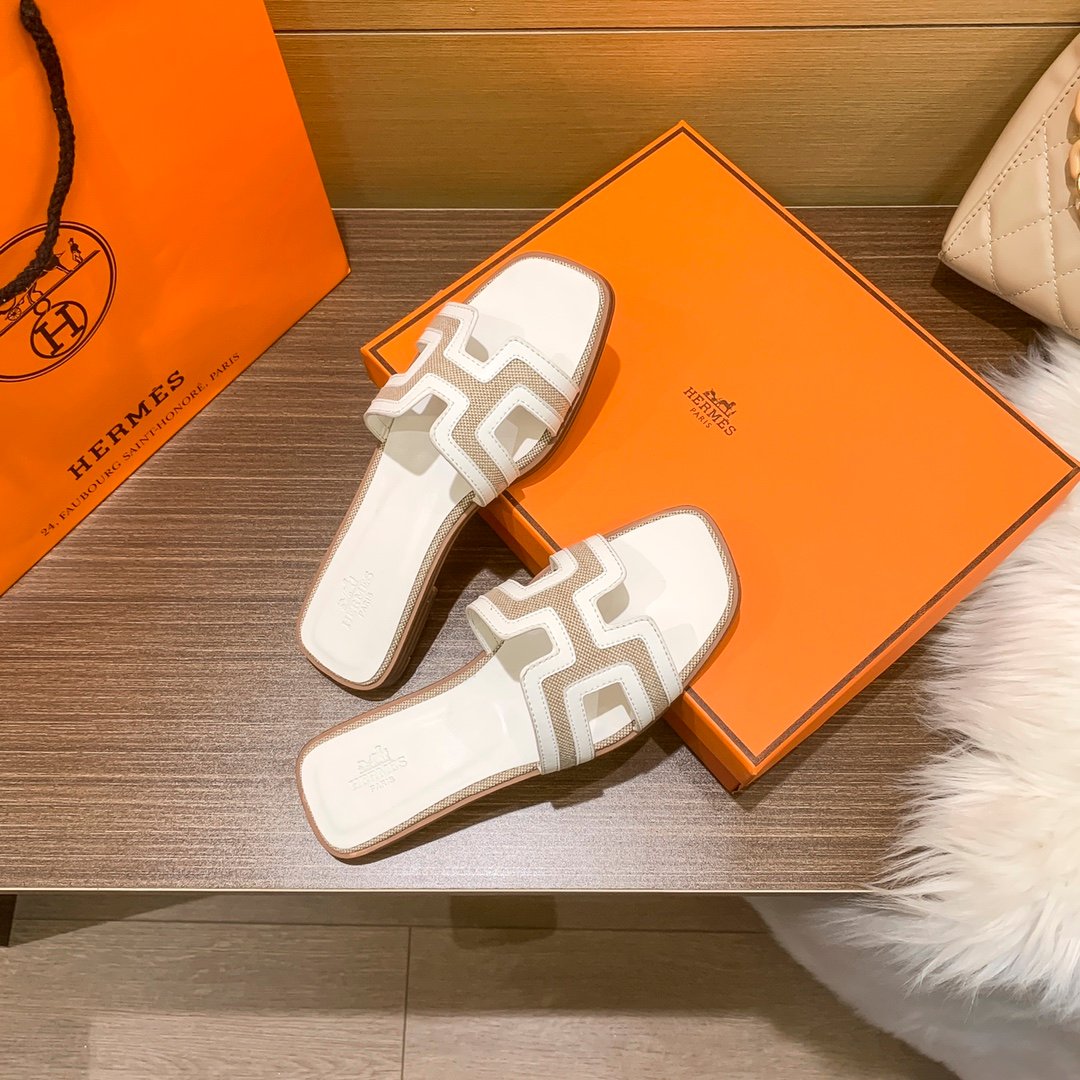 HM Oran Sandals White/Beige - Slides - Image 7