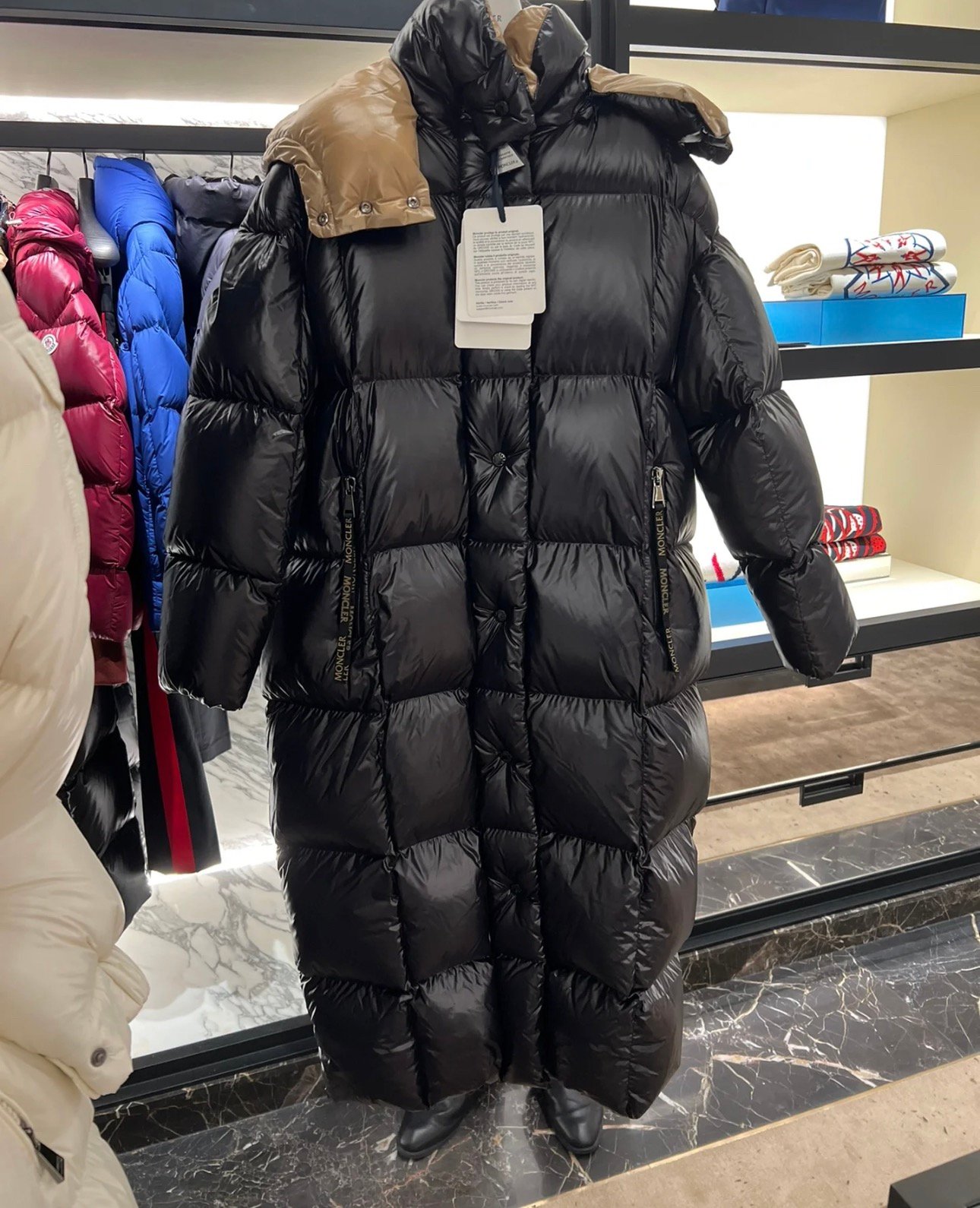 MCL Parnaiba Long Down Coat Black - Coat - Image 6