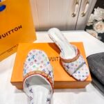 LV Multicolor Monogram Mules – Sandals