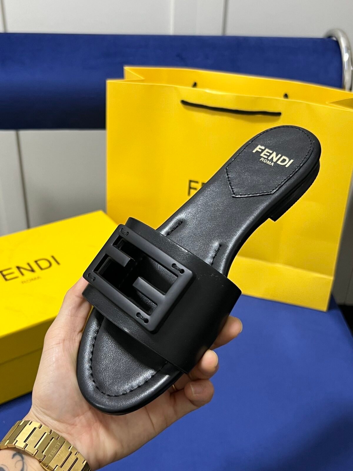 FD FF Buckle Slides – Slides — 3