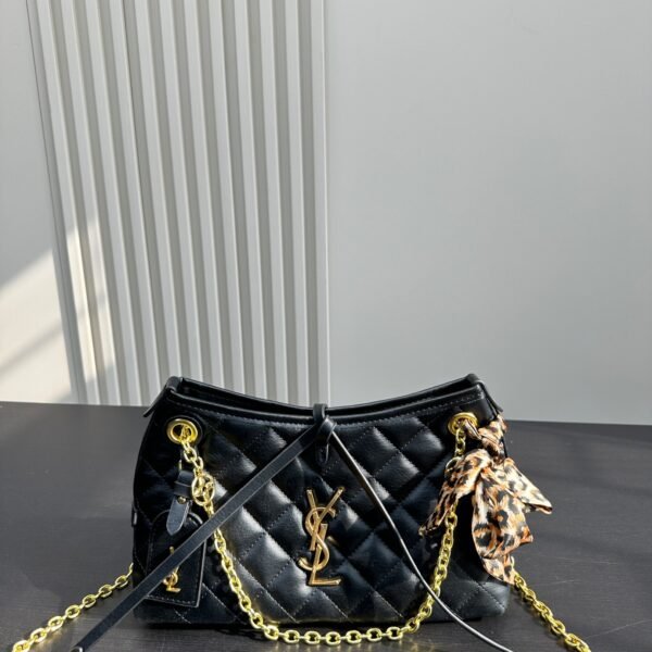 YSL Lou Camera Bag Black Leather - Bag