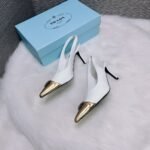 PR Slingback Pointed Toe Pumps – Heels – Black