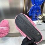 BAL Furry Slippers – Slide – Cuoio