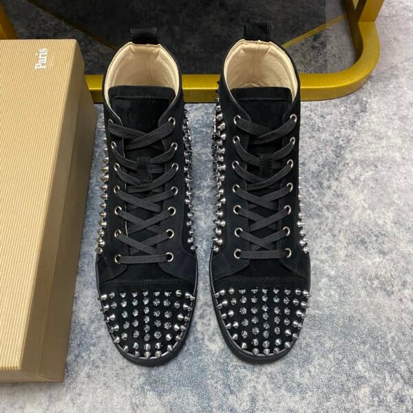 CL Louis Junior Spikes Orlato Black Suede - Sneakers