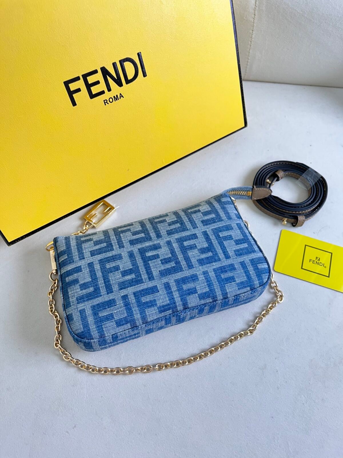 FD Nano Baguette Denim – Bag — 4