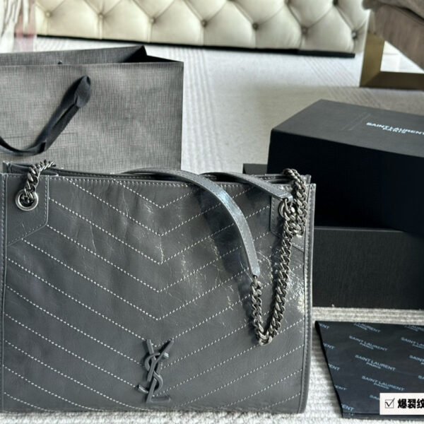YSL Niki Medium Crinkled Leather - Bag