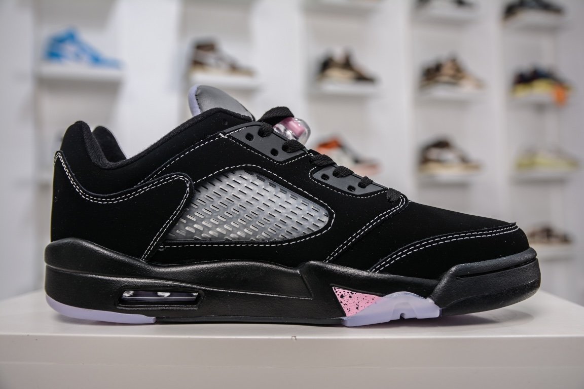 NK Air Jordan 5 Low Doernbecher Black/Pink - Sneakers - Image 3