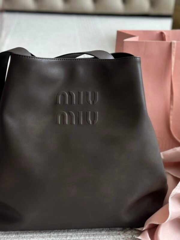 MIU Wander Brown Leather – Bag – Red