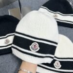 MCL Logo Beanie Black/White Knit – Hat