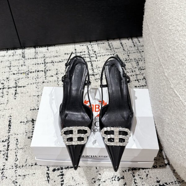 BAL Crystal BB Slingback Pumps - Heels