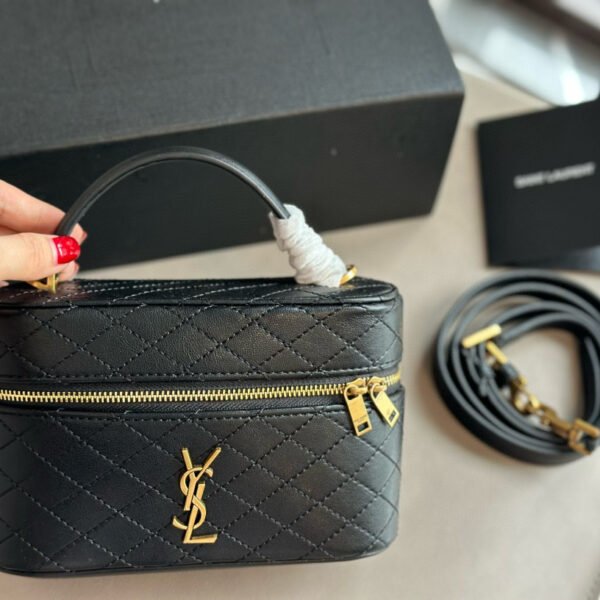 YSL Le Maillon Black Leather - Bag