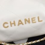 CC 22 Bag White Leather – Borsa – Oro