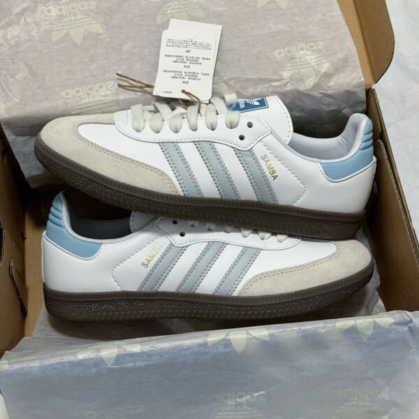 AD Samba OG 42 White/Light Blue - Sneakers