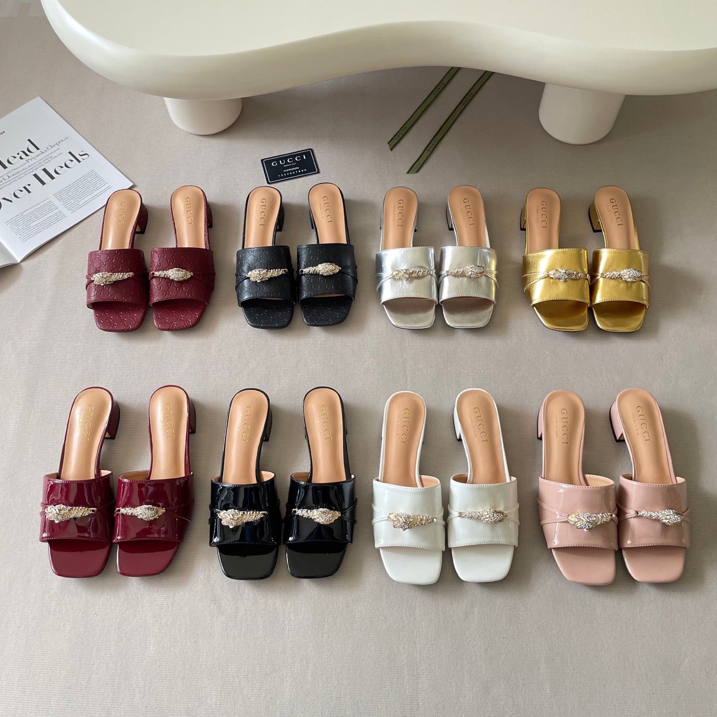 GG Double G Slide Sandals Various - Slides