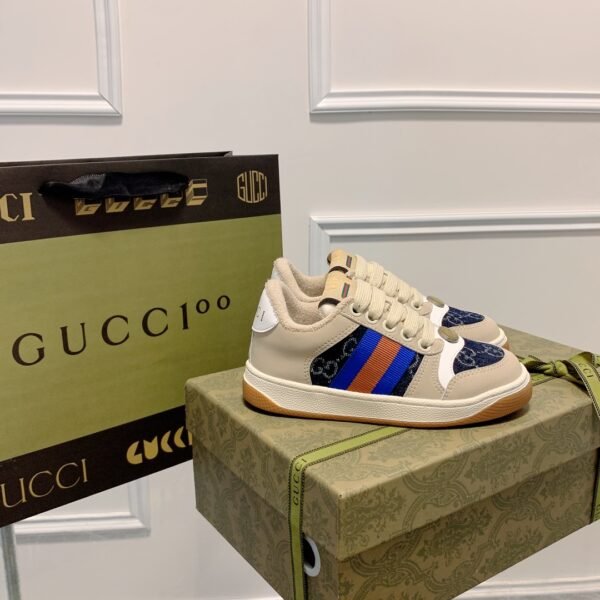 GG Tennis 1977 Beige/Blue GG Canvas - Sneakers