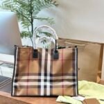 BBR Medium Title Vintage Check Beige Check – Sac