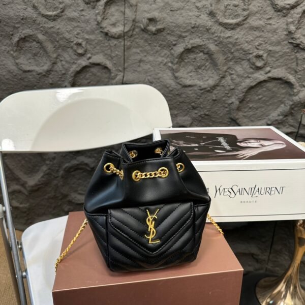 YSL Jamie Bucket Small Black Leather - Bag