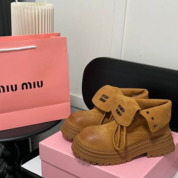 MIU Faded Short Boots - Boots