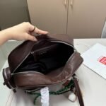 MIU Bowling Bag Brown Leather – Bag