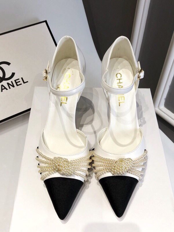 CC Pearl Embellished Cap Toe Pumps – Talons