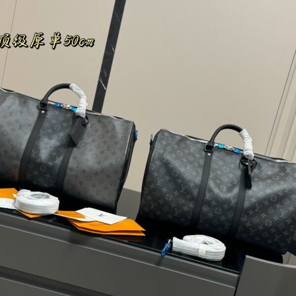 LV Keepall Bandoulière 50 Monogram Eclipse - Bag