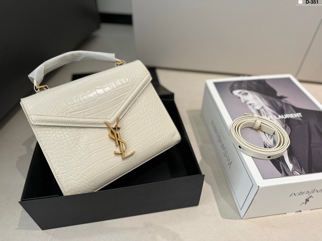 YSL Cassandra Crocodile Embossed - Bag