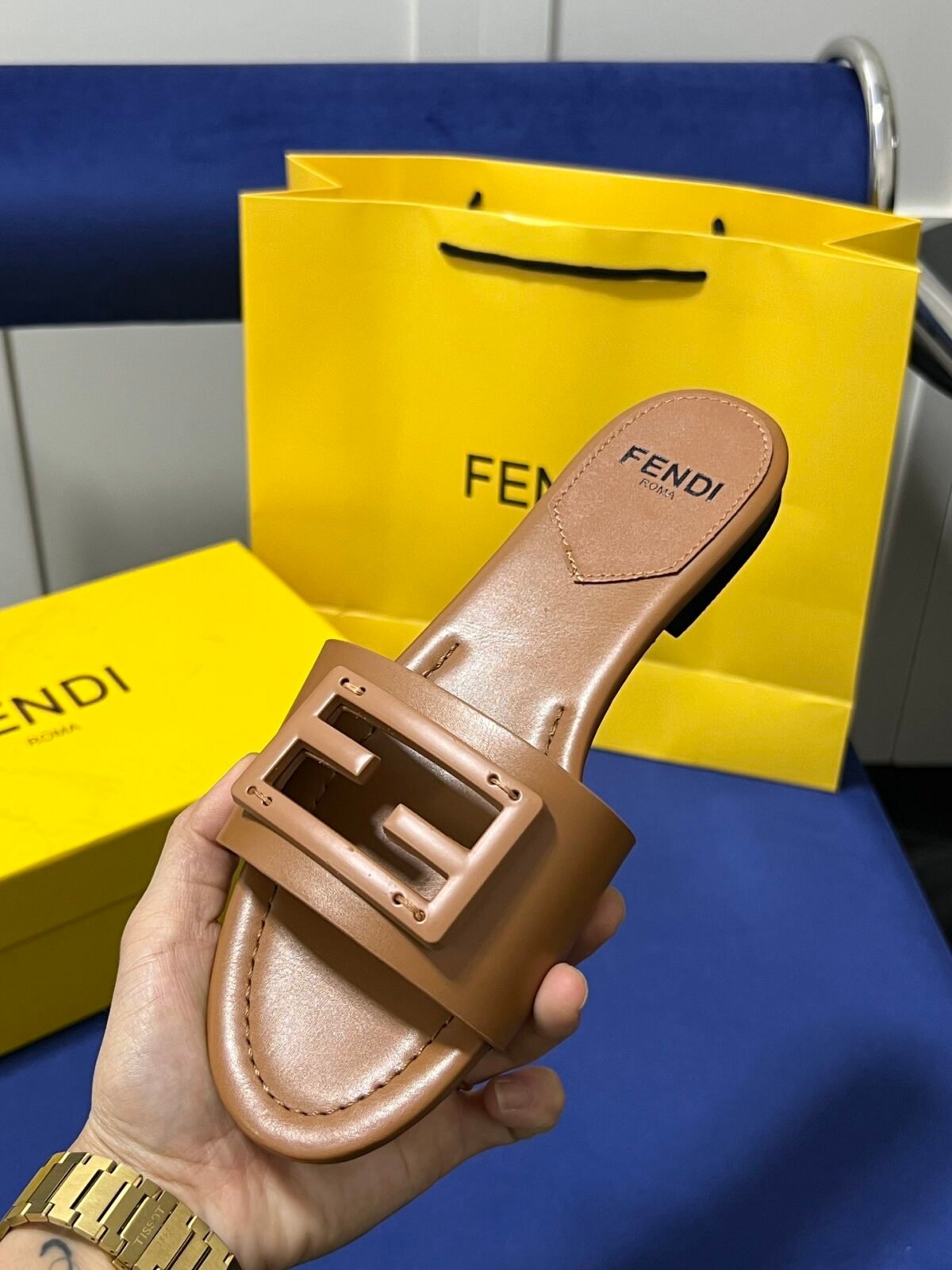 FD FF Buckle Slides – Slides — 3