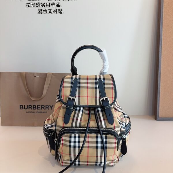 BBR Vintage Check Rucksack - Backpack