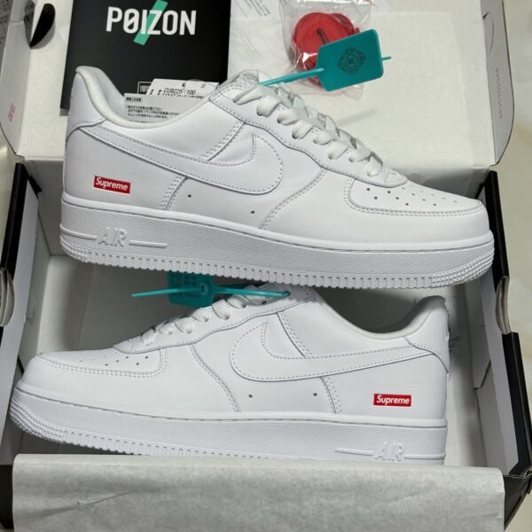 NK Air Force 1 Low Supreme White - Sneakers