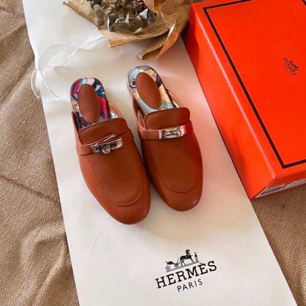 HM Oran Mule Tan Leather - Shoes