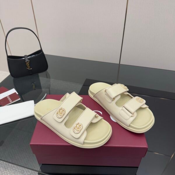 GG Double G Slide Sandals - Slides