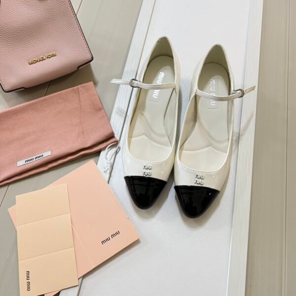 MIU Mary Jane Ballerina - Shoes