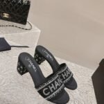 CC Logo Embellished Mules – Heels