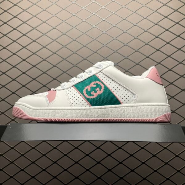 GG Screener White/Pink/Green - Sneakers